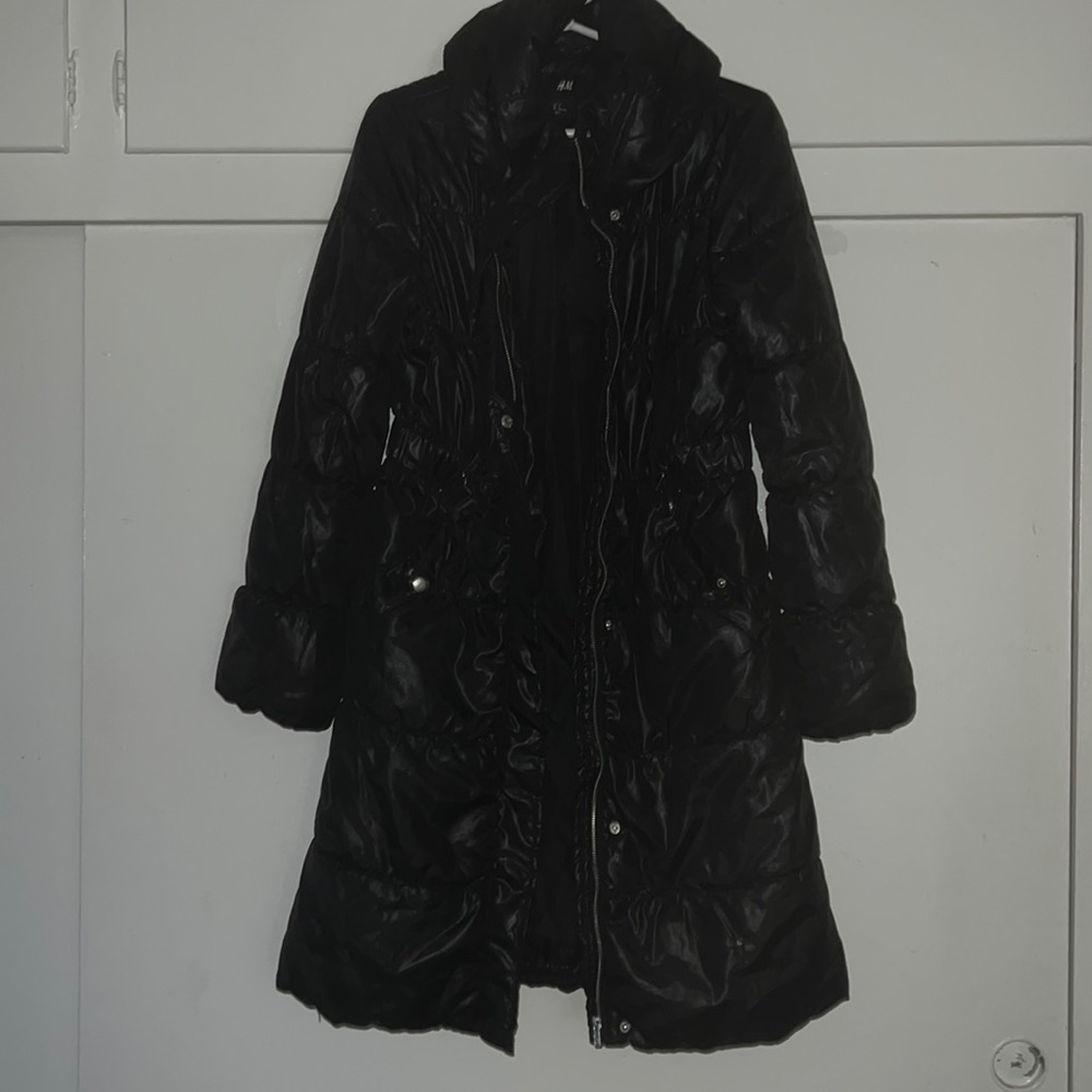 Long black coat size small